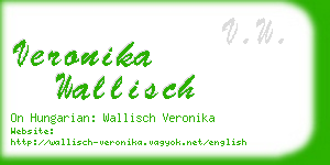 veronika wallisch business card